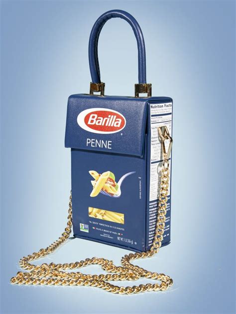 barilla pasta box crossbody.